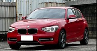 除)2012年 BMW寶馬 F20型 118i 紅1.6 跑13萬(尾