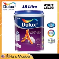 ICI Dulux Pearl Glo Interior Paint 18 Liter Cat Dalam Putih - White