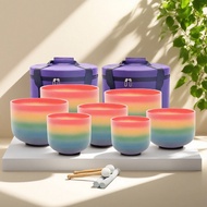 Hye-eun 7-12inch Professional Grade A Crystal Singing Bowl 432Hz/440HZ Yoga Meditation Sound Healing