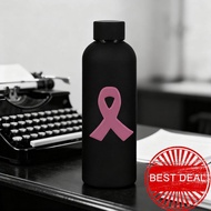 710ml Black Ribbon Stainless Steel Water Cup Large Drinking Commemoration Capacity Sirikit O8h5