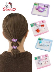 1 pieza Genuino Hello Hair Rope Pulsera de gato Kitty Melody Kawaii Banda de goma elástica Accesorios de cabello de dibujos animados Regalo (Algunas partes pueden ser aleatorias)