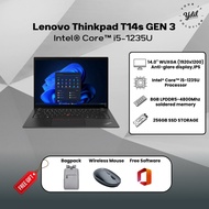 Lenovo Thinkpad T14s Gen 3 (i5-1235U, 8GB RAM, 256GB SSD, Iris® Xe, 14" IPS, W11) [REFURBISHED]