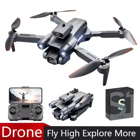 Mini Drone S1S RC Drone Professional 6K Aerial Camera Dual Lens Optical Flow Brushless with WIFI Ser