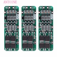 ANTOINE BMS Protection Board, 3S 20A 18650 Charger Protection Board, PCB Protection Board 12.6V 59x2