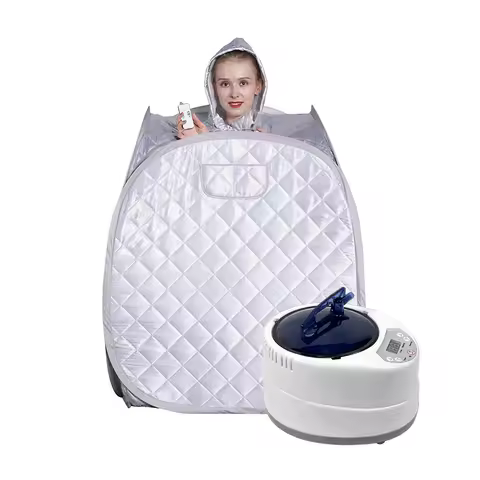 Portable Sauna Set Full Body at Home Spa Hat Tent Include 3L Steamer with Remote Control
