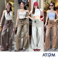 !! (AT4012) Atom Label Baggy Jeans S-XL