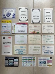日版 SFC SUPER FAMICOM WARRANTY CARD 保證咭 COUPON FAMILY STADIUM 4 幽遊白書 2 HEBEREKE STREET FIGHTER II TUR