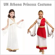 United Nations Athena Princess Costume for Girls Greek Goddess Themed Dress Up Ancient Greek Costume