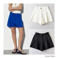 LA1603 - White, Blue, Black Cozy | Shorts