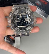 CASIO卡西歐 See thru冰韌1.0 透明運動手錶 石英機芯 樹脂錶帶 日韓錶 男錶 灰色錶盤