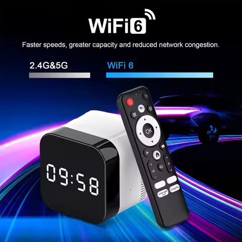 H96 MAX H728 TV Box Android14 Allwinner H728 Octa Core Cortex A55 Support 8K ULTRA HD 1000M LAN Wifi