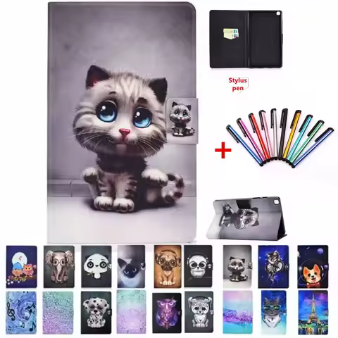 For Samsung Galaxy A9 Case 8.7"SM-X110 X115 2023 Tab A9 Plus 2023 SM-X210 X216 Casing Flip Wallet Ta