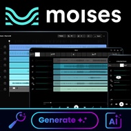 MOISES.AI MUSIC PRACTICE APP FOR STEM SEPARATION, VOCAL REMOVAL, AUDIO TRACK EDITING, AND INSTRUMENT