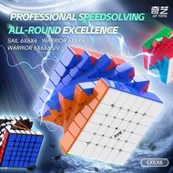 QiYi Warrior Magic Cube 6x6 Black Stickerless Magnetic UV Rubik Cube