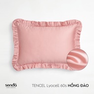 Vỏ gối Bèo Lụa Tencel Sen Đá Home Bedding 50x70 cm cao cấp trơn màu áo gối bao gối nằm 100% Lyocell