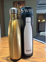 Swell 金色保溫瓶 Gold Silver Insulated Stainless Steel Water Bottle 17oz 500ml