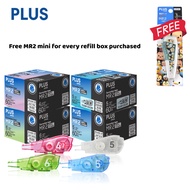 【PLUS】Whiper MR2 Correction Tape Refills 10 in 1 *Free MR2 Mini* Plus Correction Tape