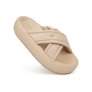 SHU MARSHMALLOW 2" GLITZ CROSS รองเท้าแตะ