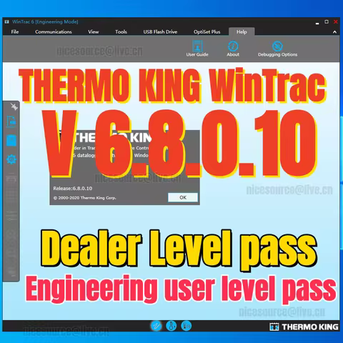 Thermo King Wintrac v6.8 Engineering level Multi-languages