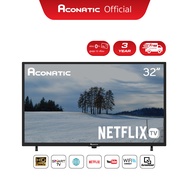 Aconatic ทีวี 32 นิ้ว LED HD Netflix TV รุ่น 32HS410AN Smart TV (Netflix v5.3) สมาร์ททีวี (รับประกัน 3 ปี)