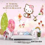 Hello KITTY SERIES 2 Wallpapers, CUSTOM HELLO KITTY 3D Wallpapers, Children's Wallpapers, HELLO KITT