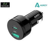 AUKEY CC-Y7 USB-C Car Charger 39W (Black)