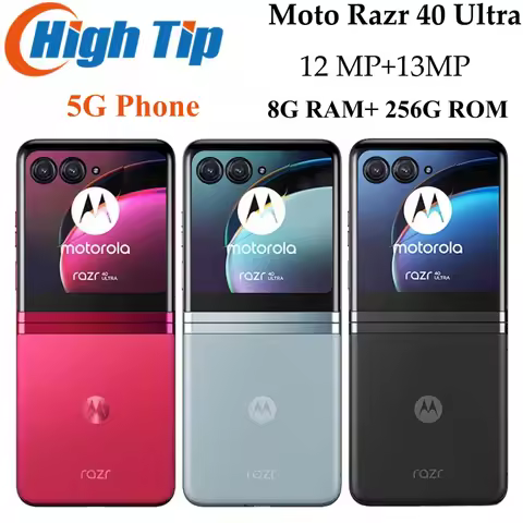 Unlocked Motorola Moto Razr 40 Ultra Original XT2321 5G 6.9 inch Dual Screen 8GB RAM 256GB ROM Snapd