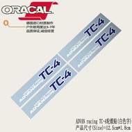 Suitable for ADVAN Racing TC-4, R6 Modified Hub Car Sticker TC4, R6 Hub Decal