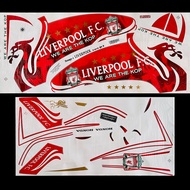 สติกเกอร์ SCOOPY MANCHESTER UNITED /LIVERPOOL ปี2012 เคลือบเงาแท้ เหนียว ทน ไม่กรอบ