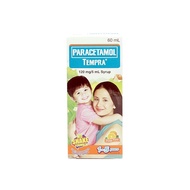 Tempra Paracetamol Syrup 120mg/5mL 60mL Orange Flavor (1-5 years)