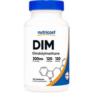 Hormone Supplement Pills, Balance Female Hormones Estrogen Nutricost DIM 300mg 120 pills