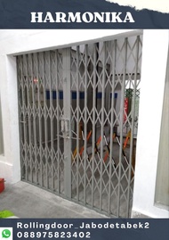 Folding gate silangan harmonika