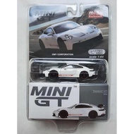 Mini GT Porsche 911 GT3 White Mini GT Porsche 911 (992) GT3 white Porsche 911 GT3 white Mijo Mini GT