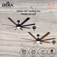 DEKA - 65'' Ceiling Fan DC Motor with LED | PRIME 65LED
