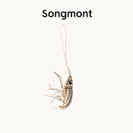 Songmont Bouncing Shrimp Charm จี้ถักด้วยมือ พวงกุญแจห้อยกระเป๋า