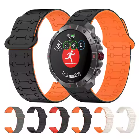 22mm Silicone Watch Strap For POLAR Vantage M3 M2 M V3 Magnetic Loop Band For POLAR Grit X2 Pro Tita