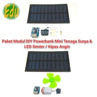 👍 Paket 5 in 1 Modul Kit Powerbank Panel Surya / Solar Cell DIY