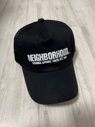 2023ss 日本潮牌 Neighborhood 棒球帽 網帽 黑色經典款 logo 限量棒球帽