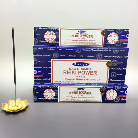 Reiki Power Incense Sticks India Satya Incenses Home Fragrance Sandalwood NAG Champa Flavors Househo