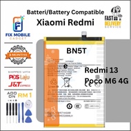 Battery Compatible for Redmi 13 / Xiaomi Poco M6 4G BN5T 4930mAh Premium Quality Battery