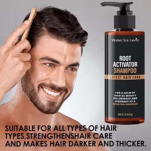 Root Activation Shampoo - Natural Herbal Extract, Keratin and Biotin Make Your Hair Refreshing Dry, 