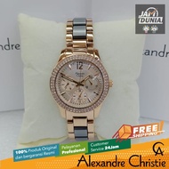 JAM TANGAN WANITA ALEXANDRE CHRISTIE ORIGINAL 2463 RO AC2463ROSEGRE NG