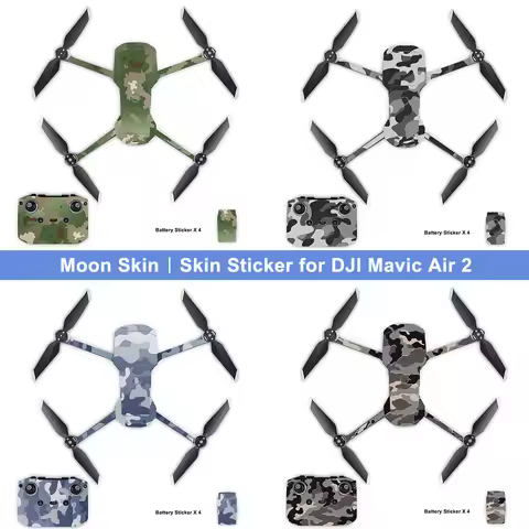 Camo Skin Wrap for DJI Mavic Air 2 Protective Sticker Decal for DJI Mavic Vinyl Cover