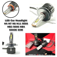 LED Car Headlight H4 H7 H8 H11 9005 HB3 9006 HB4 6000K 65W