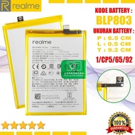 Baterai Realme C17. Realme V3. Realme C17. BLP 803. Batre, Baterry.