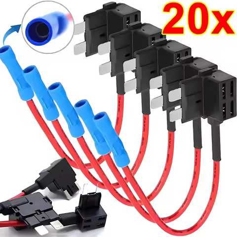 32V MINI SMALL MEDIUM Size Car Fuse Holder Add-a-circuit TAP Adapter Micro Mini Standard ATM Blade F