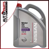 NISSAN ENGINE OIL 10W40 SEMI SYNTHEHTIC GENUINE PARTS (4L)