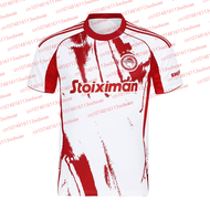 Greece Football Men Football Jersey Greece Quick Drying Olympiacos Piraeus Jersey Kit Special Editio