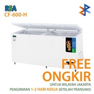 Terbaru Chest Freezer Rsa Cf-600 H / Cf600H Freezer Box 500 Liter