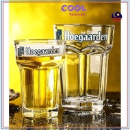 4100ml Belgium Hoegaarden Thickened Glass Mug Beer Hexagonal Beer Wine Glass Large Capacity Craft Be